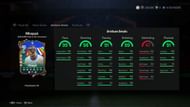 The stats of Euro TOTT Kylian Mbappe (Image via EA)